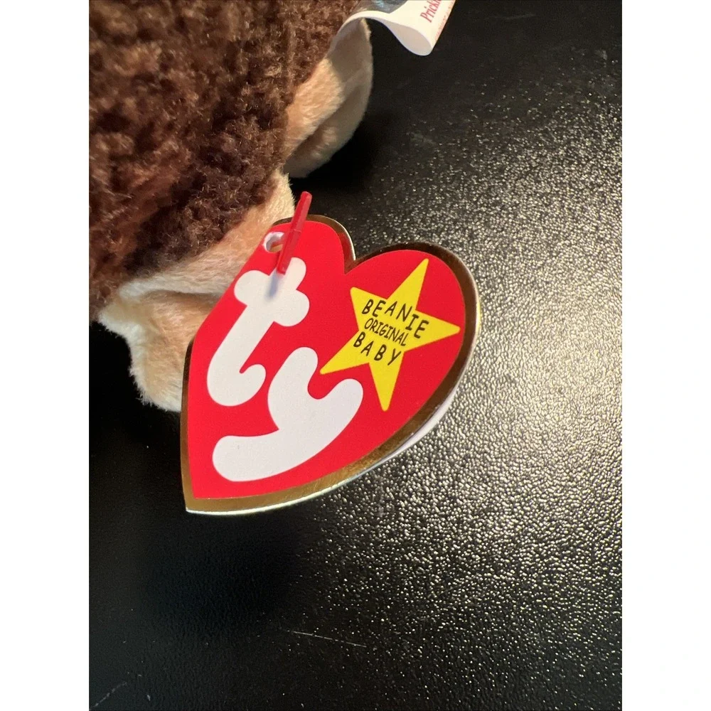 Vintage Ty Beanie‎ Babies PRICKLES the Hedgehog 6